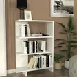 Bokhylla Hanah Home Trilion Vit Spånskiva 61,5x90x24 cm - Bokhyllor - 8681181674918 - 2