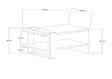 Soffbord Hanah Home Yonca Antracit Ek Spånskiva 80x35x50 cm - Soffbord - 8683342740098 - 6