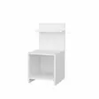 Sängbord Hanah Home Ullman Vit Spånskiva 35,6x37,4x72 cm - Nattduksbord - 8683743120048 - 1