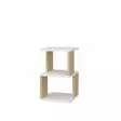 Sängbord Hanah Home Carter Vit Ek Spånskiva 29,6x29,6x49,4 cm - Nattduksbord - 8683743120208 - 1
