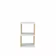 Sängbord Hanah Home Carter Vit Ek Spånskiva 29,6x29,6x49,4 cm - Nattduksbord - 8683743120208 - 5