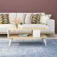 Soffbord Hanah Home Ayca Safir Vit Spånskiva 90x40x45 cm - Soffbord - 8683342946148 - 3