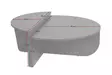 Soffbord Hanah Home Orion Trä Svart Spånskiva 90x30x60 cm 85x35x30 cm - Soffbord - 8684282969358 - 11