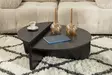 Soffbord Hanah Home Orion Trä Svart Spånskiva 90x30x60 cm 85x35x30 cm - Soffbord - 8684282969358 - 4