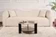 Soffbord Hanah Home Clara Wood Black Fume Härdat Glas Spånskiva 75x40x75 cm - Soffbord - 8684283687688 - 3