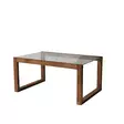 Soffbord Hanah Home Via Trä Massiv Furu Härdat Glas 85x40x55 cm - Soffbord - 8682870730908 - 1
