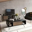 Soffbord Hanah Home Mistico Svart Valnöt Spånskiva 120x45,6x60 cm - Soffbord - 8682870664548 - 5