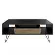Soffbord Hanah Home Mistico Svart Valnöt Spånskiva 120x45,6x60 cm - Soffbord - 8682870664548 - 1