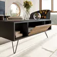 Soffbord Hanah Home Mistico Svart Valnöt Spånskiva 120x45,6x60 cm - Soffbord - 8682870664548 - 4