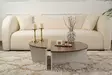 Soffbord Nordure Orion Valnöt Vit Spånskiva 90x30x60 cm 85x35x30 cm - Soffbord - 8684283439768 - 4