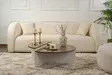 Soffbord Nordure Orion Valnöt Vit Spånskiva 90x30x60 cm 85x35x30 cm - Soffbord - 8684283439768 - 9