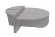 Soffbord Nordure Orion Valnöt Vit Spånskiva 90x30x60 cm 85x35x30 cm - Soffbord - 8684283439768 - 10