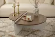 Soffbord Nordure Orion Valnöt Vit Spånskiva 90x30x60 cm 85x35x30 cm - Soffbord - 8684283439768 - 2