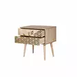 Sängbord Hanah Home Two Sonoma Ek Spånskiva 60x61x40 cm - Nattduksbord - 8681875340808 - 4