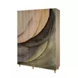 Garderob Hanah Home Lena 3 Sonomo Spånskiva 135x192x52 cm - Garderober - 8684282305798 - 1