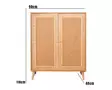 Sideboard Hanah Home Jüt Ek Massivt Trä 40x90x110 cm - Sidobord och extrabord - 8683742868118 - 6