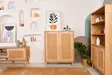 Sideboard Hanah Home Jüt Ek Massivt Trä 40x90x110 cm - Sidobord och extrabord - 8683742868118 - 3