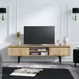 TV-bänk Hanah Home Artemis Ek Spånskiva 180x47x40 cm - TV-bänkar - 8682870175228 - 2