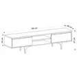 TV-bänk Hanah Home Artemis Ek Spånskiva 180x47x40 cm - TV-bänkar - 8682870175228 - 4