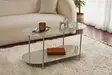Soffbord Hanah Home Shb014B Taupe Metall 100x45x51 cm - Soffbord - 8684283715138 - 3