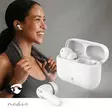 Fullt Trådlösa hörlurar | ENC (Environmental Noise Cancelling) | Bluetooth® | Batteri 1 driftstid standardanvändning: 1440 min | Tryck på Kontroll | Batteri hölje | Trådlöst laddningsfodral | Inbygd mikrofon | Stöd för röststyrning | Brusreducering | IPX4 | Vit - In-ear hörlurar - 5412810450398 - 5