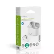 Fullt Trådlösa hörlurar | ENC (Environmental Noise Cancelling) | Bluetooth® | Batteri 1 driftstid standardanvändning: 1440 min | Tryck på Kontroll | Batteri hölje | Trådlöst laddningsfodral | Inbygd mikrofon | Stöd för röststyrning | Brusreducering | IPX4 | Vit - In-ear hörlurar - 5412810450398 - 69