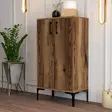 Skoskåp Hanah Home Prag Valnöt Spånskiva 60x111x35 cm - Skåp och byråer - 8683342460798 - 2