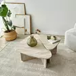 Soffbord Hanah Home Ballare Travertine Spånskiva 90x35x60 cm 60x40x40 cm - Soffbord - 8684283515288 - 5