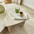 Soffbord Hanah Home Ballare Travertine Spånskiva 90x35x60 cm 60x40x40 cm - Soffbord - 8684283515288 - 8