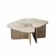 Soffbord Hanah Home Ballare Travertine Spånskiva 90x35x60 cm 60x40x40 cm - Soffbord - 8684283515288 - 1