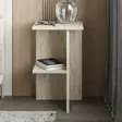Sängbord Hanah Home Leray Travertine Spånskiva 36x60x36 cm - Nattduksbord - 8684283735198 - 3
