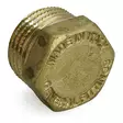 Tulppa 1/2" messinki - Ulkokierteellä varustettu sulkutulppa LVI-asennuksiin - Rörinstallationstillbehör - 6438140056368 - 1