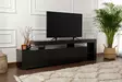 TV-bänk Hanah Home Beliz Trä Svart Spånskiva 192x53x37 cm - TV-bänkar - 8684283431458 - 4
