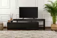 TV-bänk Hanah Home Beliz Trä Svart Spånskiva 192x53x37 cm - TV-bänkar - 8684283431458 - 3