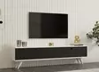 TV-bänk Hanah Home Alberi Antracit Vit Spånskiva 160x35x25 cm - TV-bänkar - 8681875146998 - 2