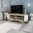 TV-bänk Hanah Home Stor Safir Vit Spånskiva 180x43x60 cm - TV-bänkar - 8683743121748 - 7