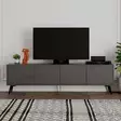 TV-bänk Hanah Home Dune Antracit Spånskiva 180x50x29,6 cm - TV-bänkar - 8684283133888 - 2