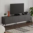 TV-bänk Hanah Home Dune Antracit Spånskiva 180x50x29,6 cm - TV-bänkar - 8684283133888 - 3