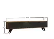 TV-bänk Hanah Home Alberi Furu Spånskiva 160x35x25 cm - TV-bänkar - 8684282618188 - 7