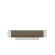 TV-bänk Hanah Home Matera Valnöt Vit Spånskiva 150x41,6x31,5 cm - TV-bänkar - 8681875385298 - 1