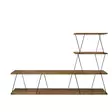 TV-bänk Hanah Home Ilgaz Furu Spånskiva 150x93x30 cm - TV-bänkar - 8682870862128 - 4