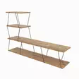 TV-bänk Hanah Home Ilgaz Furu Spånskiva 150x93x30 cm - TV-bänkar - 8682870862128 - 5