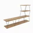 TV-bänk Hanah Home Ilgaz Furu Spånskiva 150x93x30 cm - TV-bänkar - 8682870862128 - 6