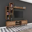 TV-bänk Hanah Home M16 Valnöt Spånskiva 180x48,6x35 cm - TV-bänkar - 8681875462128 - 3