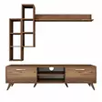 TV-bänk Hanah Home M16 Valnöt Spånskiva 180x48,6x35 cm - TV-bänkar - 8681875462128 - 8