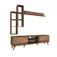 TV-bänk Hanah Home M16 Valnöt Spånskiva 180x48,6x35 cm - TV-bänkar - 8681875462128 - 9