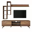 TV-bänk Hanah Home M16 Valnöt Spånskiva 180x48,6x35 cm - TV-bänkar - 8681875462128 - 1