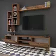 TV-bänk Hanah Home M16 Valnöt Spånskiva 180x48,6x35 cm - TV-bänkar - 8681875462128 - 5