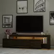 TV-bänk Hanah Home Beliz Valnöt Spånskiva 192x53x37 cm - TV-bänkar - 8683743316038 - 4