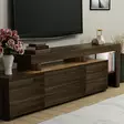 TV-bänk Hanah Home Beliz Valnöt Spånskiva 192x53x37 cm - TV-bänkar - 8683743316038 - 6